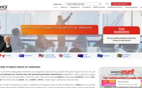 WorldWide Immigration Consultancy Services [WWICS] website