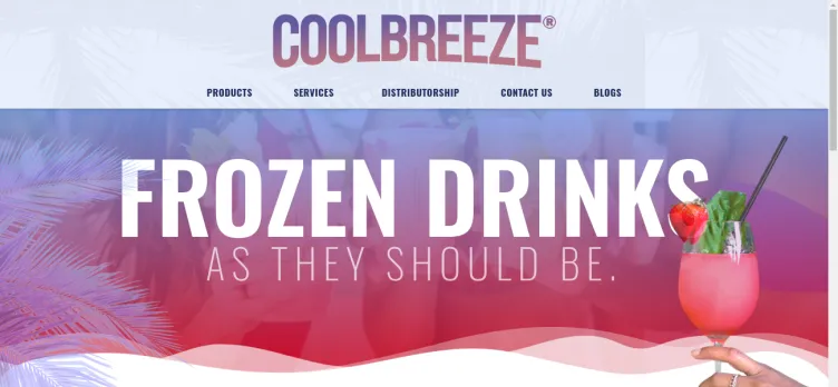 Screenshot Cool Breeze Beverages