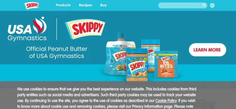 Screenshot Skippy Peanut Butter