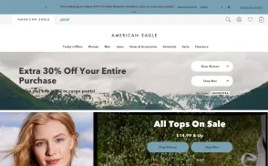 American Eagle Outfitters website