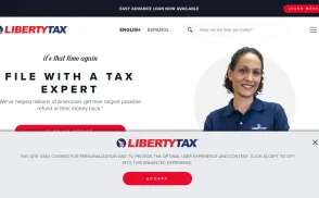 Liberty Tax Service website