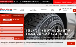 Firestone Complete Auto Care website