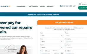 Endurance Warranty Services website
