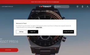 Tissot website