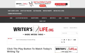 WritersLife.org website