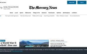 The Mercury News website