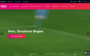 Astro Malaysia Holdings website