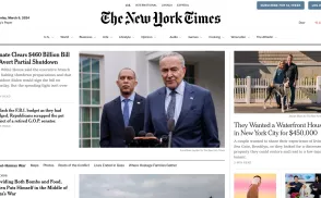 The New York Times website