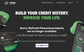 Refresh Financial website