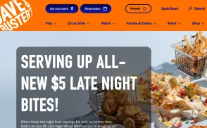Dave & Buster’s website