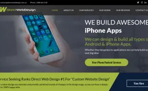Direct Web Design website
