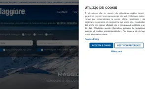 Maggiore Rent website
