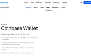 Coinbase Wallet website