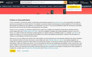 Amazon France website