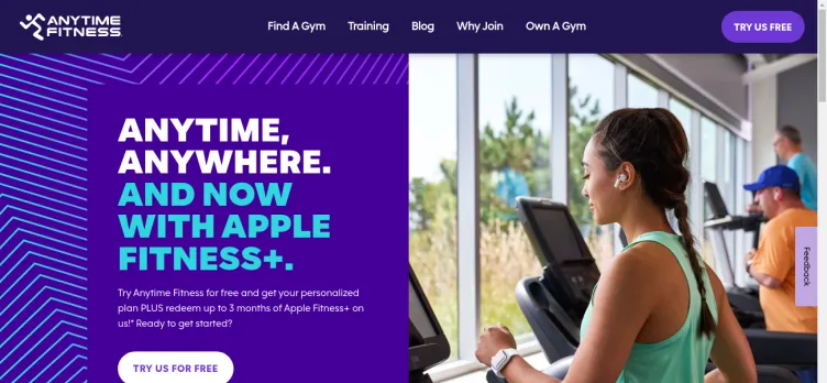 Screenshot Anytime Fitness