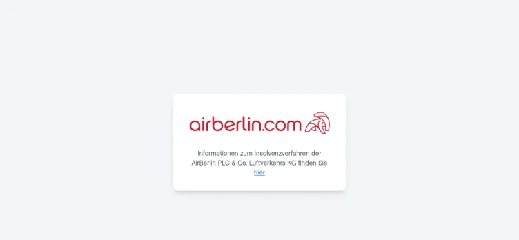 Screenshot Air Berlin