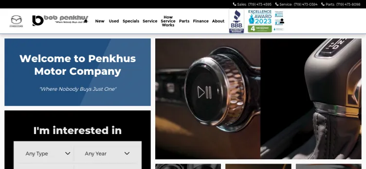 Screenshot Bob Penkhus Mazda