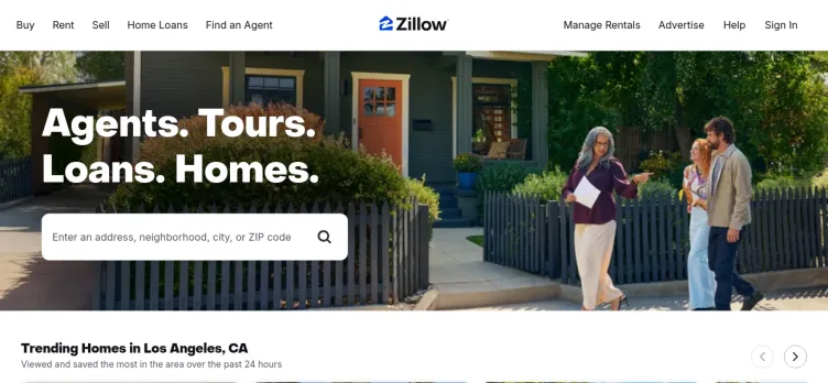 Screenshot Zillow