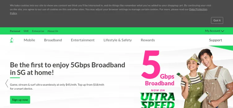 Screenshot StarHub