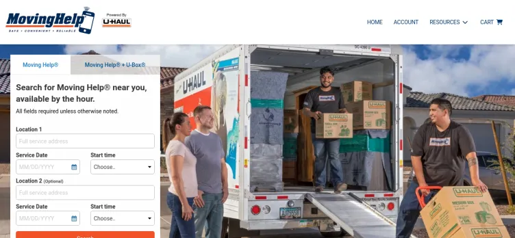 Screenshot U-Haul International