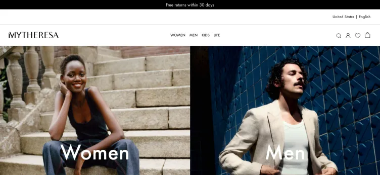 Screenshot MyTheresa.com