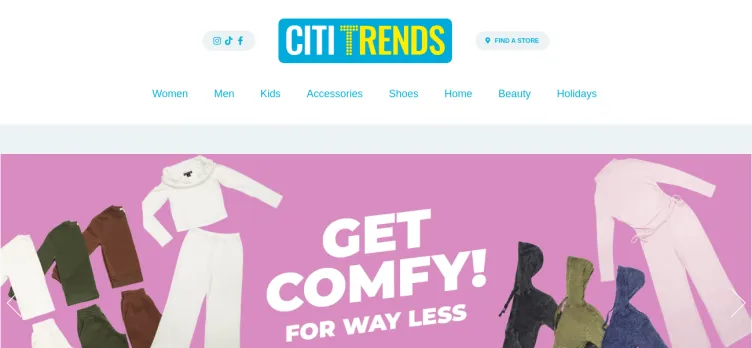 Screenshot Citi Trends