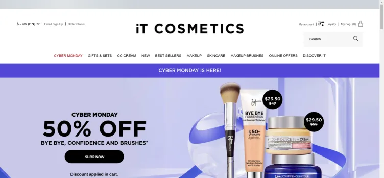 Screenshot IT Cosmetics