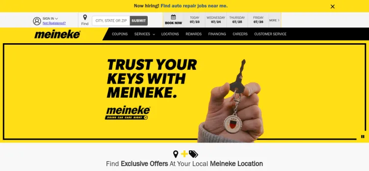 Screenshot Meineke Car Care Center