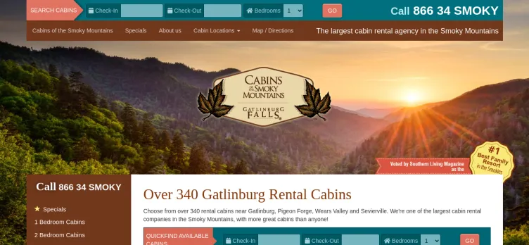 Screenshot Gatlinburg Falls Resort