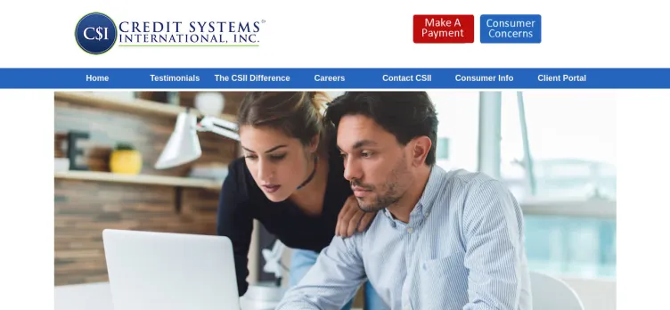 Screenshot Credit Systems International