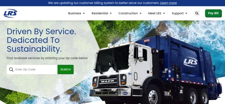 Screenshot Lakeshore Recycling Systems