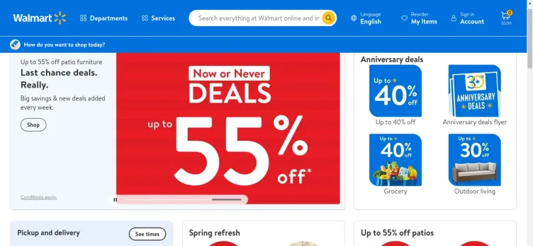 Screenshot Walmart Canada