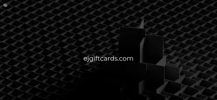 Screenshot EJ Gift Cards