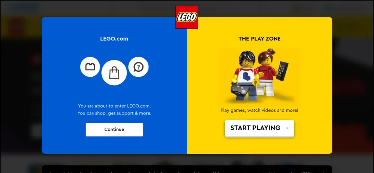Screenshot LEGO Systems