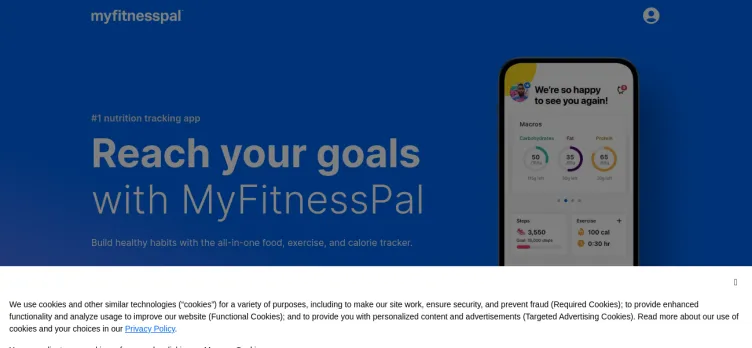 Screenshot MyFitnessPal