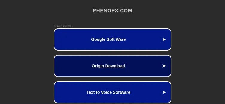 Screenshot PhenoFX