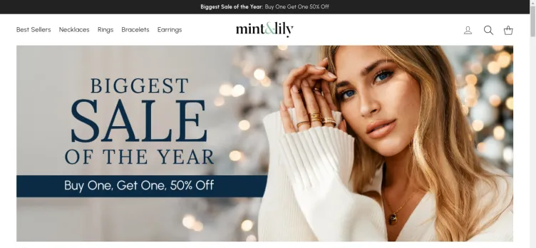 Screenshot Mint & Lily