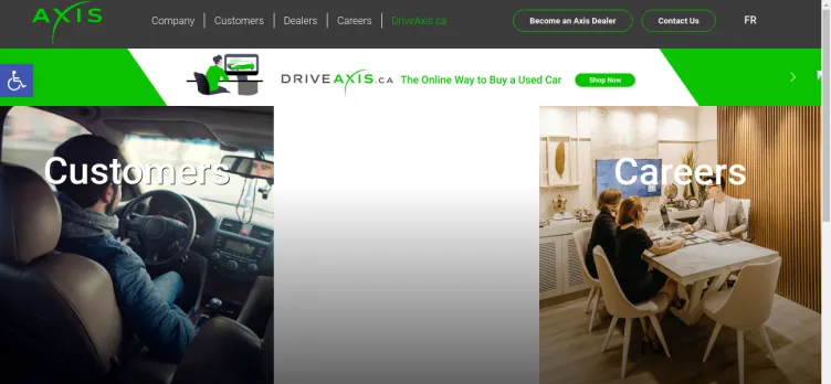 Screenshot Axis Auto Finance Services