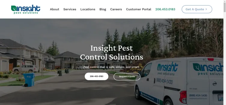 Screenshot Insight Pest Solutions WA