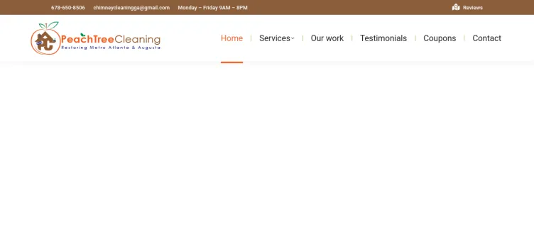 Screenshot Peachtree Cleaning