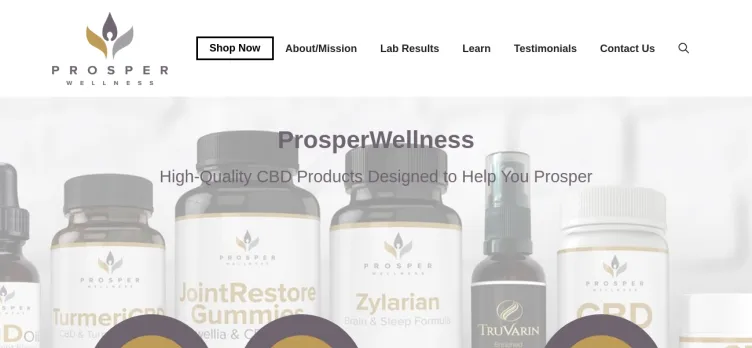 Screenshot Prosper Wellness