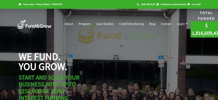 Screenshot Fund&Grow