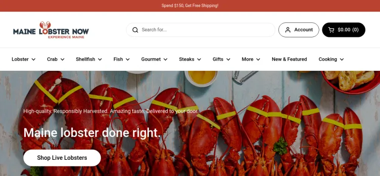 Screenshot Maine Lobster Now