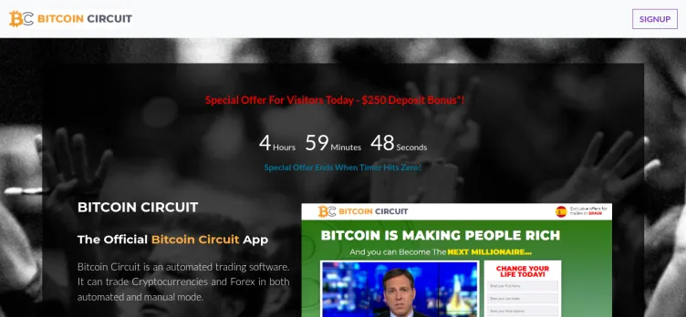 Screenshot Bitcoin Circuit