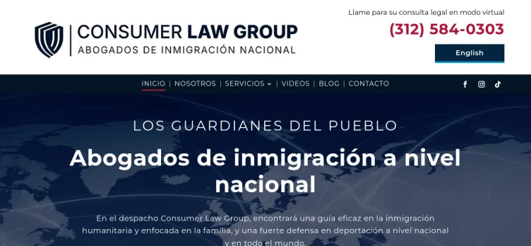 Screenshot Consumer Law Group