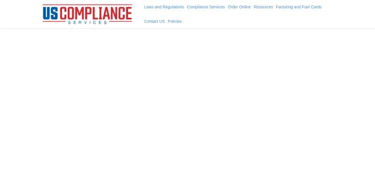 Screenshot US Compliance Services