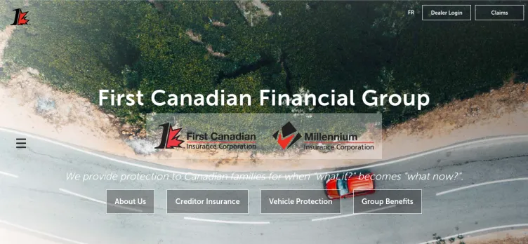 Screenshot First Canadian Insurance Corporation