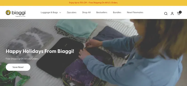 Screenshot Biaggi Luggage