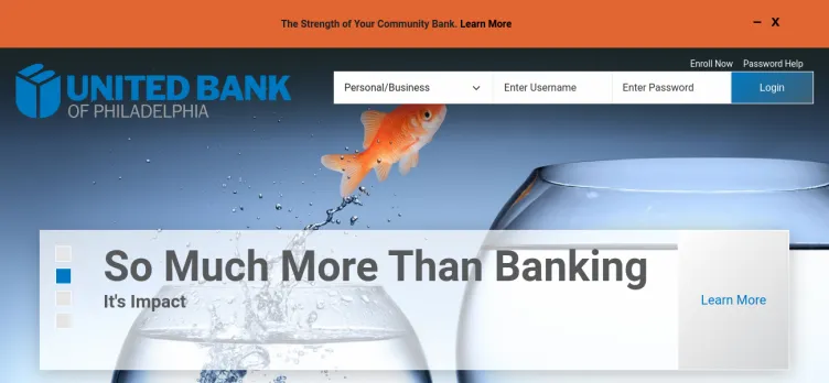 Screenshot United Bank of Philadelphia