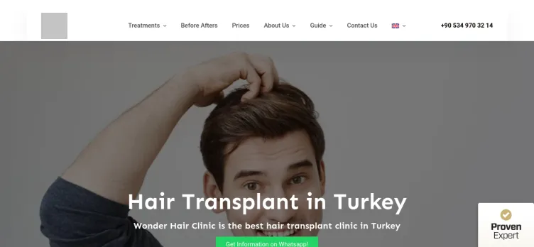 Screenshot Wonder Hair Clinic